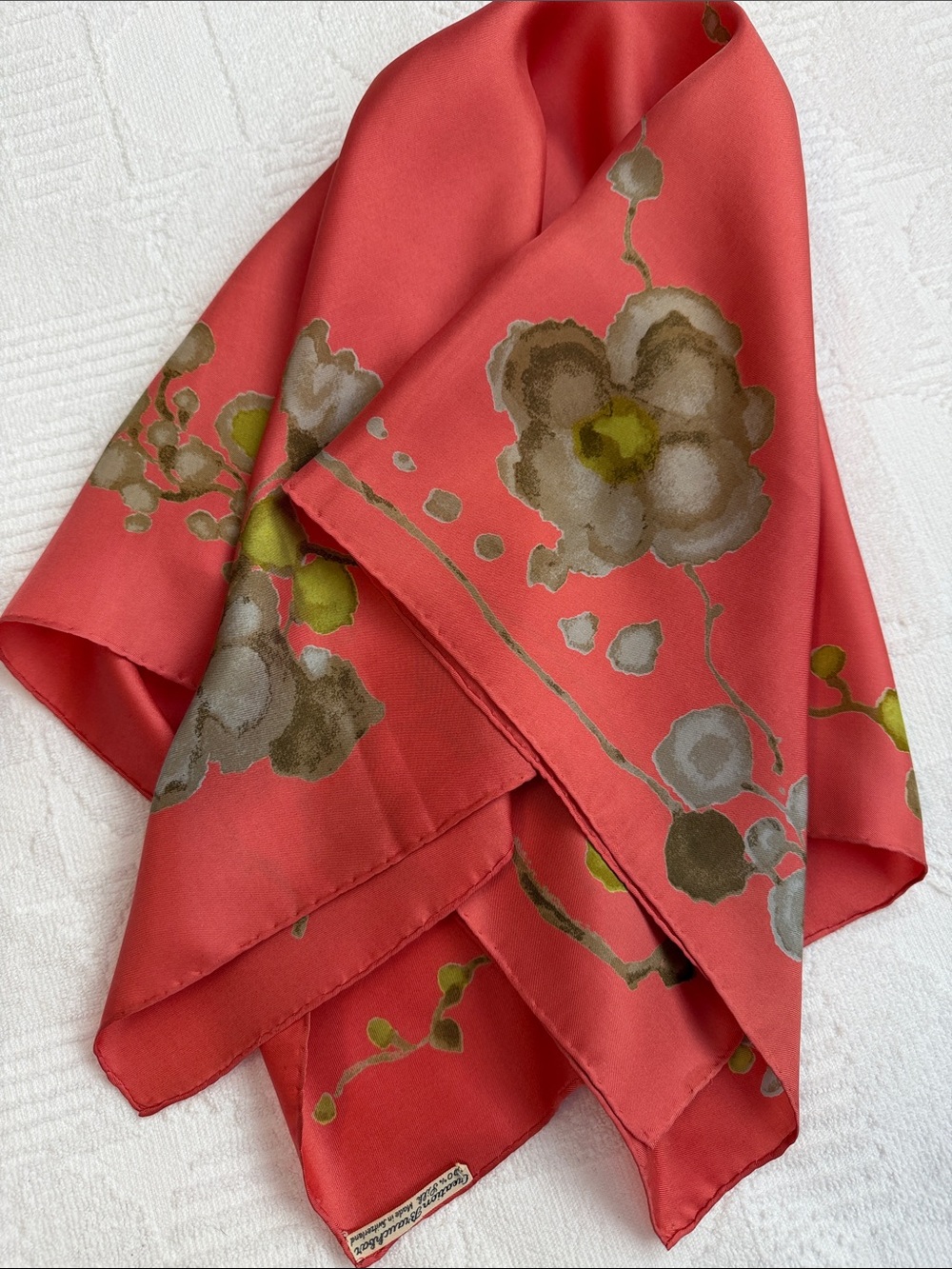 Creation Brauchbar Silk Scarf from Switzerland
